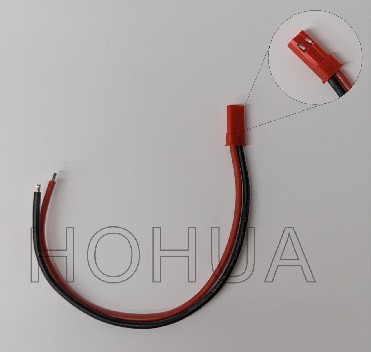 JST 矽膠公母電源線