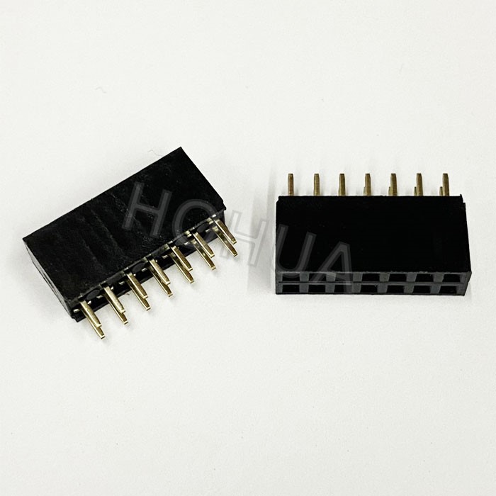 排母 2*7 180° ( D18-14P ) 2pcs