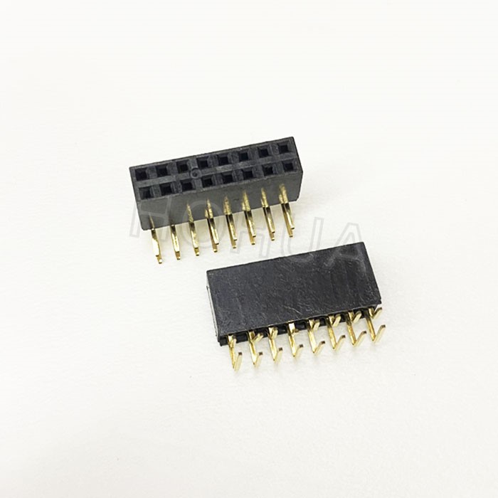 排母 2*08 雙排 90° ( D21-16P/2pcs )