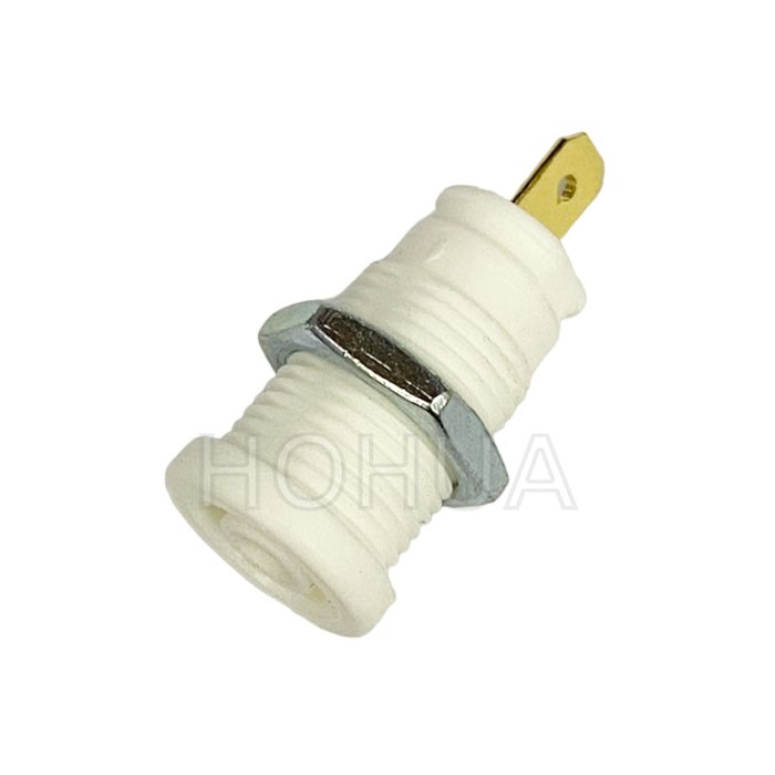 4mm 鍍金香蕉座 KEG-4W