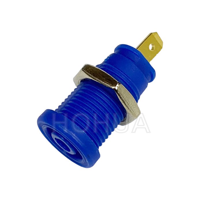 4mm 鍍金香蕉座 KEG-4BL