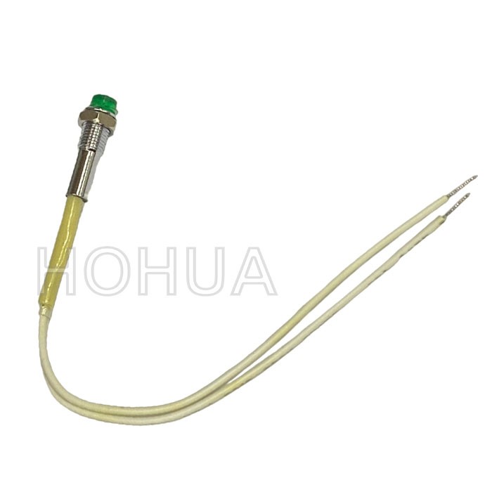 霓虹指示燈 24VDC 綠殼 4.5mm