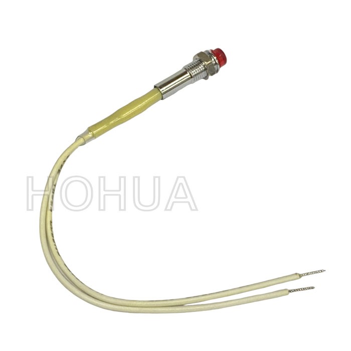 霓虹指示燈 24VDC 紅殼 4.5mm