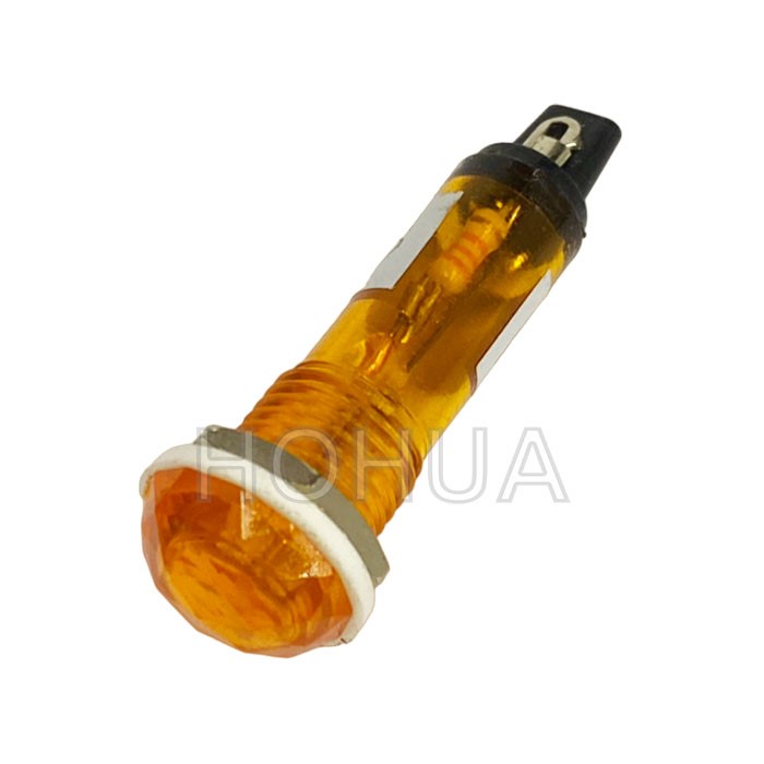 小鑽石 黃殼霓虹燈 12DC