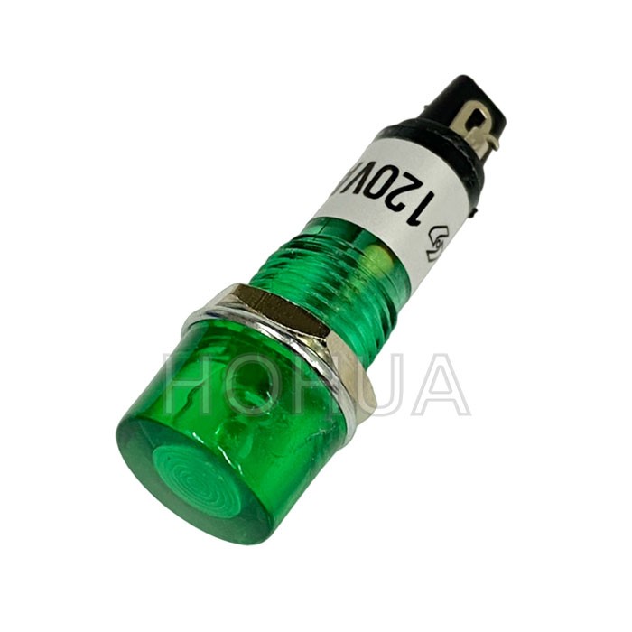 小丸型綠殼霓虹燈 110VAC