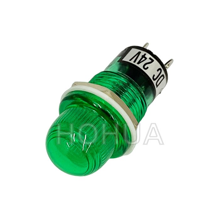 大丸型綠殼霓虹燈 24VDC