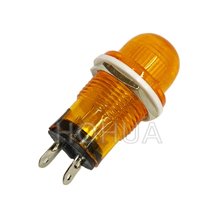 大丸型黃殼霓虹燈 24VDC