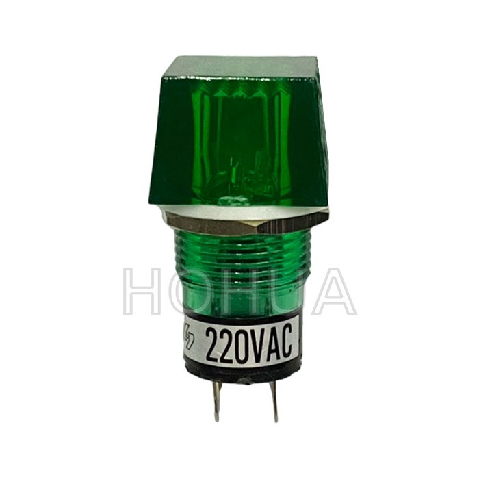 大角型綠殼霓虹燈 220AC