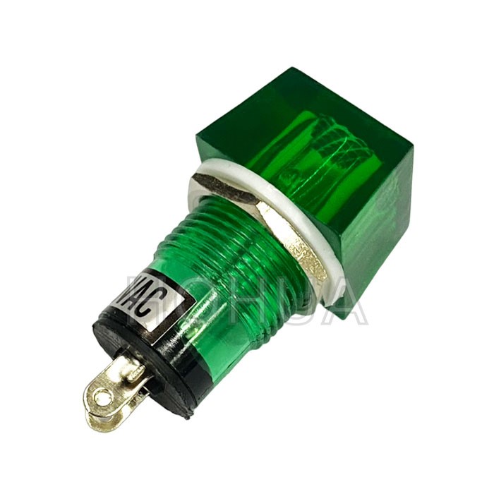 大角型綠殼霓虹燈 110AC
