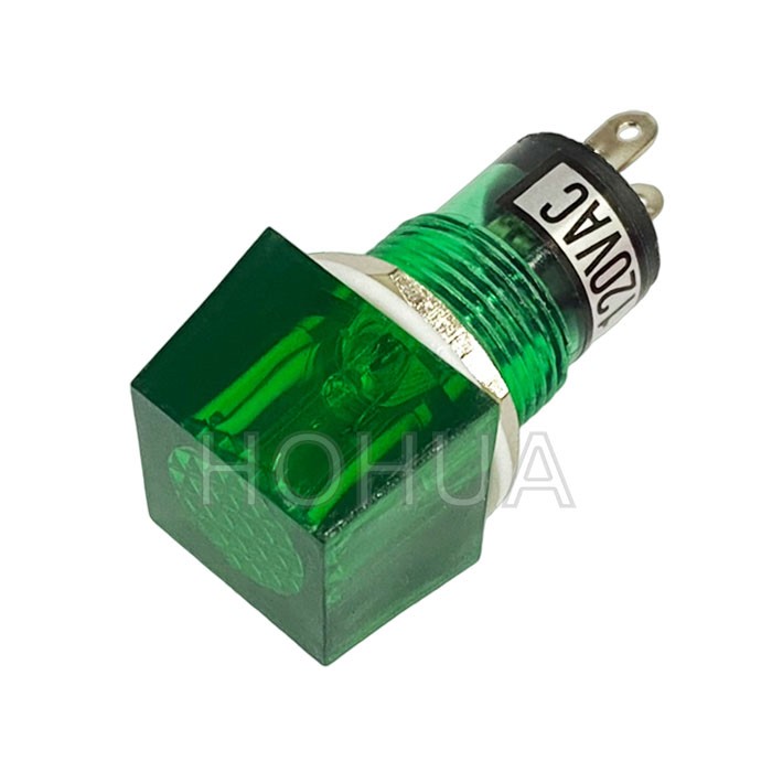 大角型綠殼霓虹燈 110AC