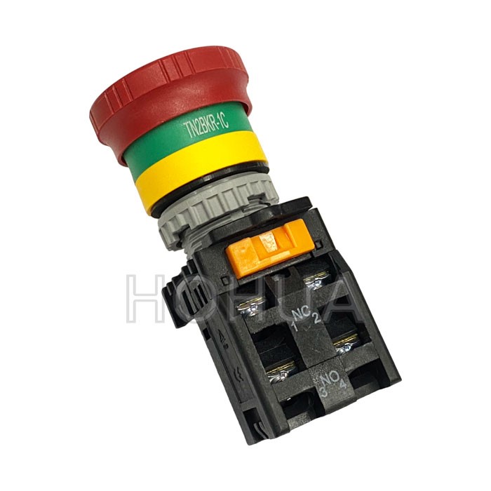 tend天得 急停按鈕開關 22mm ( TN2BKR-1C )