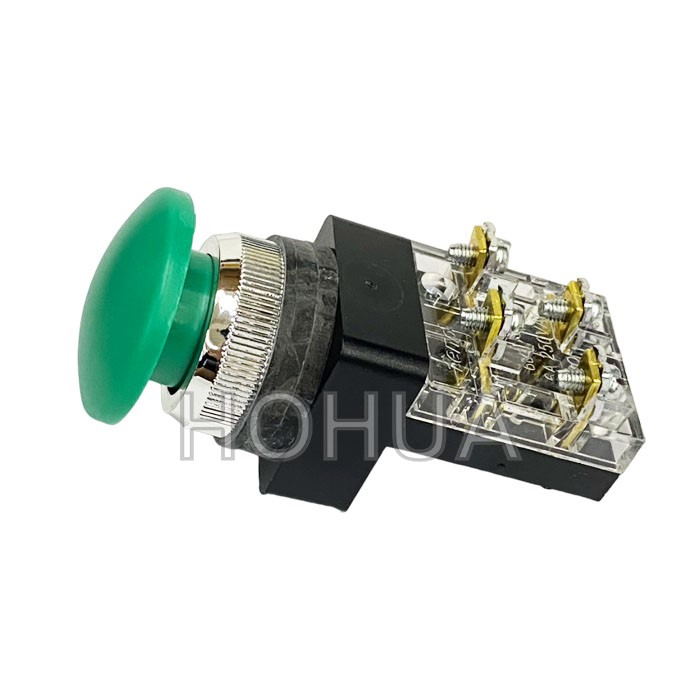 tend天得 大頭按鈕開關/1ab 綠色 ( TBM-251-1ab/G )