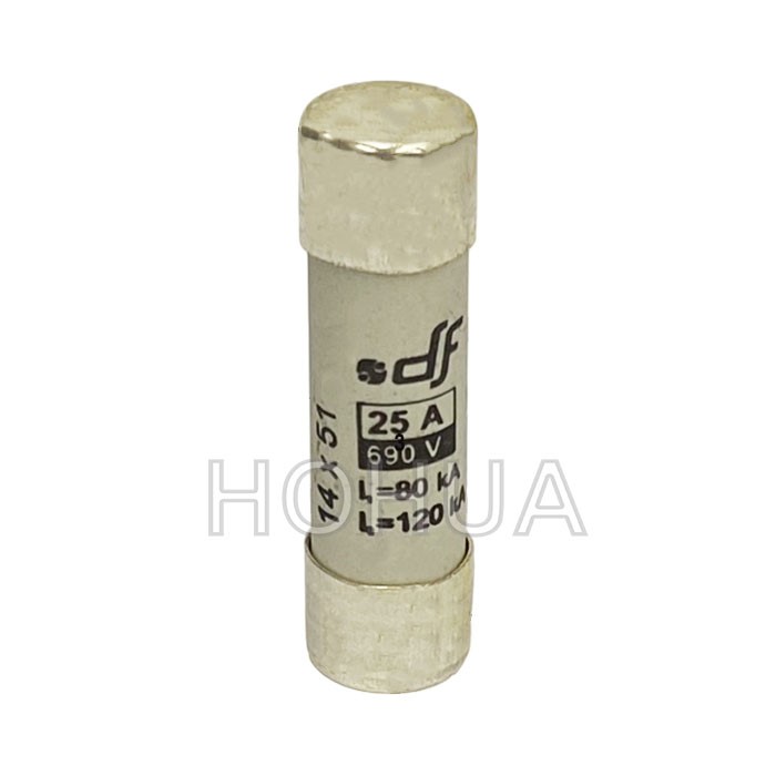 E14 25A慢速陶瓷保險絲 14x51mm