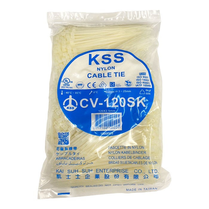 本色 束帶 W 2.5*120mm 1Kpcs ( CV-120SK )