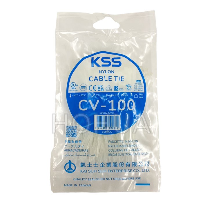 本色 束帶 W 2.5*100mm 100pcs ( CV-100 )