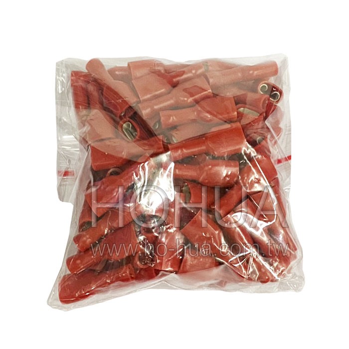 絕緣母插端子 (0.8mm) 100pcs ( PV1.25-7A )