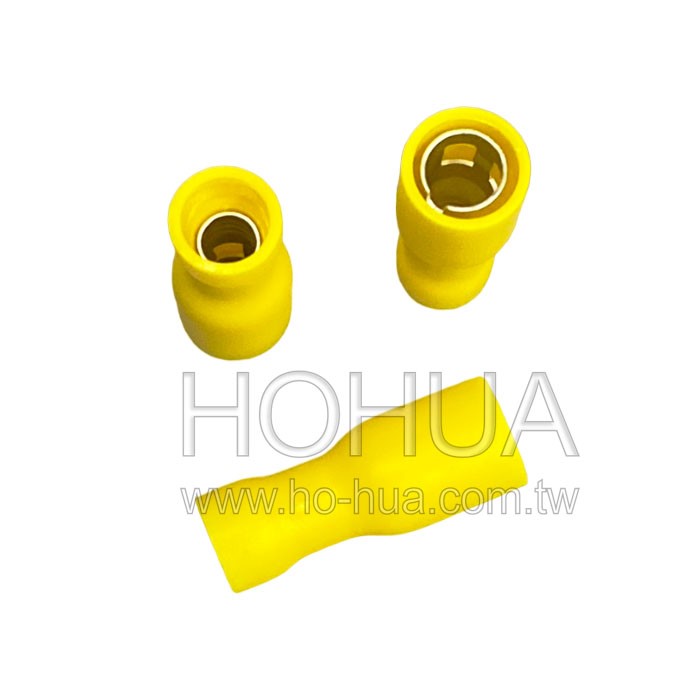 子彈型母端子 黃色 10pcs ( F5.5-A )