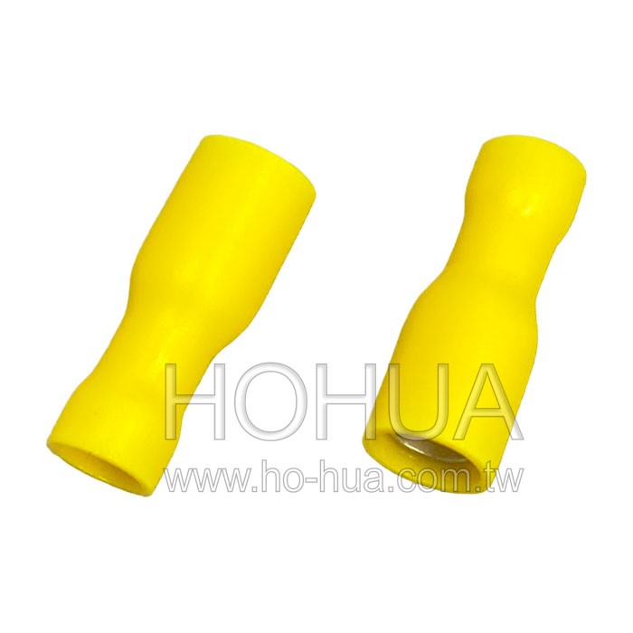 子彈型母端子 黃色 10pcs ( F5.5-A )