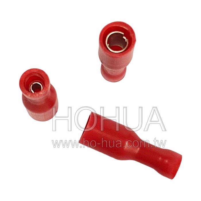 子彈型母端子 紅色 10pcs ( F1.25-A )