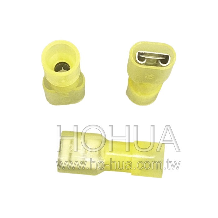 全絕緣母插端子 黃色 100pcs ( 5-250F ) ( F5-6.4AF-T )