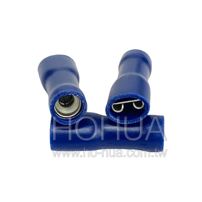 絕緣母插端子 藍色 5pcs ( 2-187(5)F ) ( F2-4.8VFC/5 )