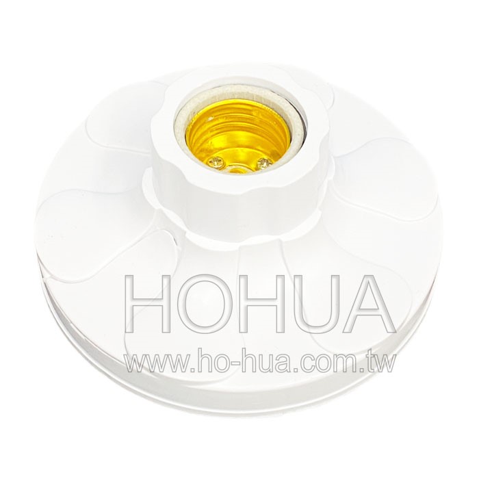E27 現代風陶瓷圓燈座 ( E-LH004 )
