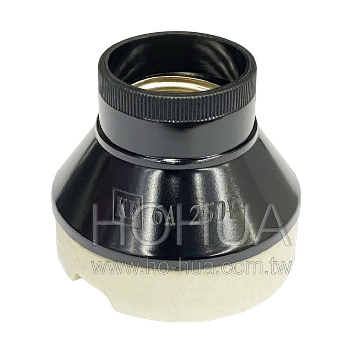 E27 陶瓷燈頭6A250VA 半瓷 ( S2V-2014 半瓷 )