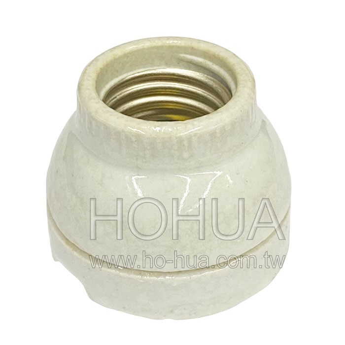 E27 陶瓷燈頭6A250VA 全瓷 ( S2V-2014 全瓷 )