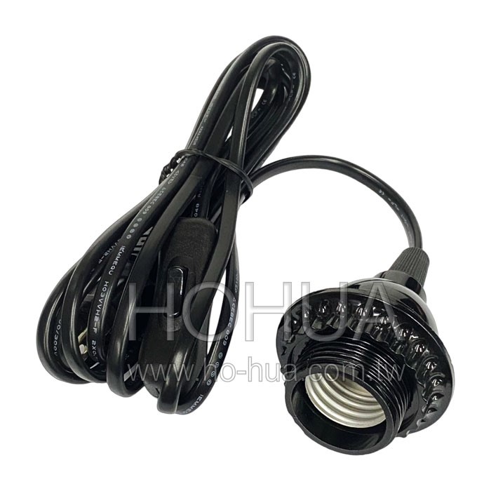 全牙附環燈頭E27附電源線8尺 ( WK-506D )