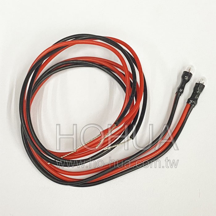 3V 3mm 帶線燈泡 2pcs ( D8043A-3V )