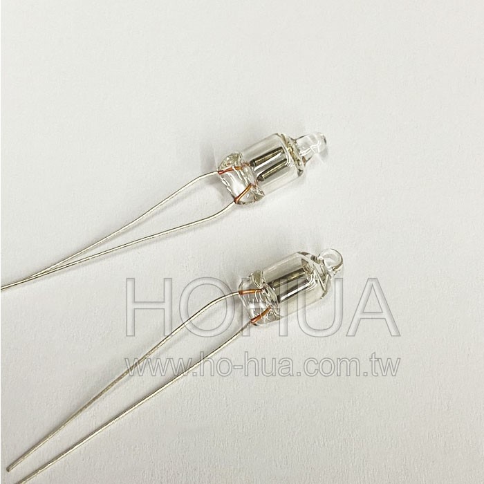 6x12mm 氖燈(霓虹毛泡) 紅色 5pcs ( G3259A )