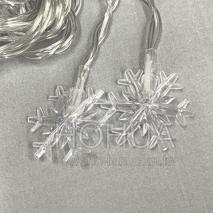 彩色雪花燈