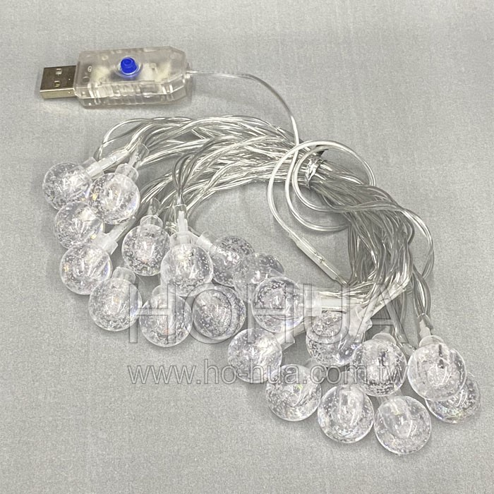 彩色水晶球燈