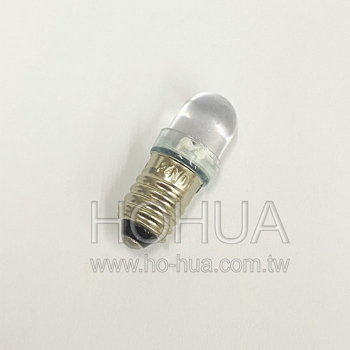 24V E10 藍光LED燈 ( E10-CB-24VDC )