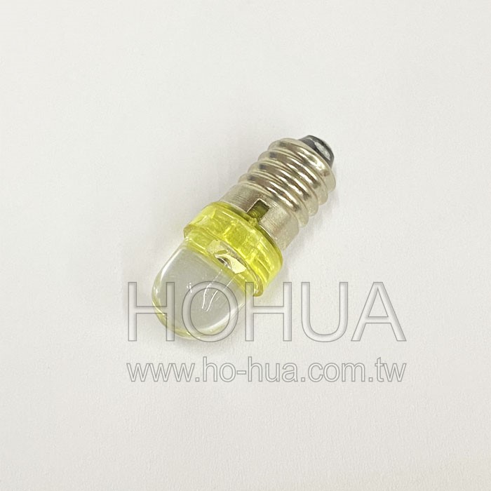 24V E10 黃光LED燈 ( E10-CY-24VDC )