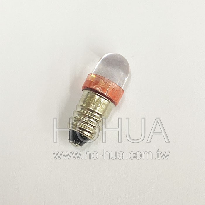 24V E10 紅光LED燈 ( E10-CR-24VDC )