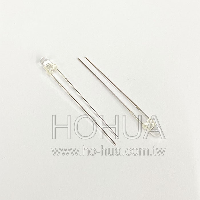 3mm 接收LED 透明 2pcs ( LPT035 )