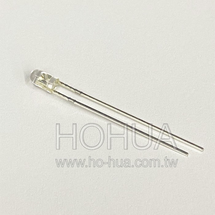 3mm透膠白 無帽緣 2pcs ( SC-303D9B )