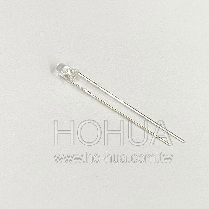 3mm透膠 綠LED 2pcs ( VF3.0-3.2V 25度 ) 