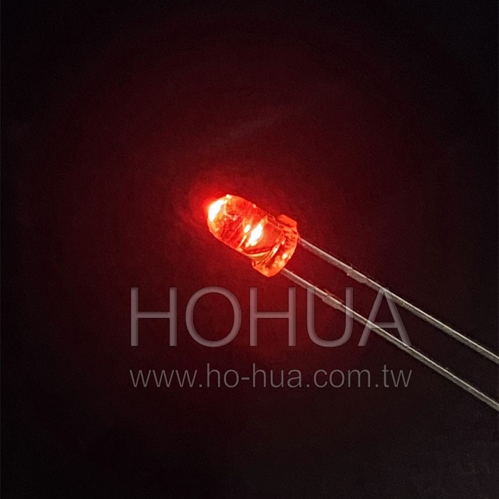 3mm聚橙膠 橙LED 5pcs ( L034AT ) 