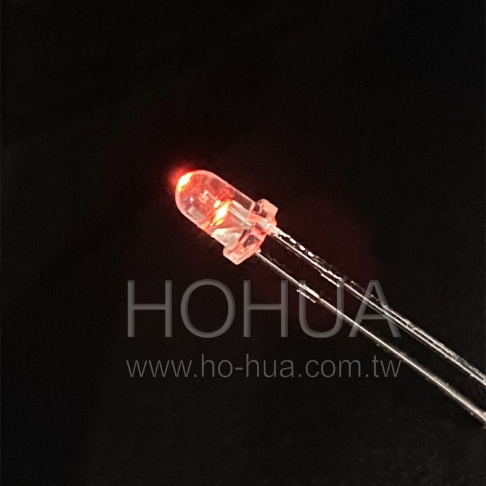3mm透膠 紅LED 5pcs ( BL-B5341-AT ) 