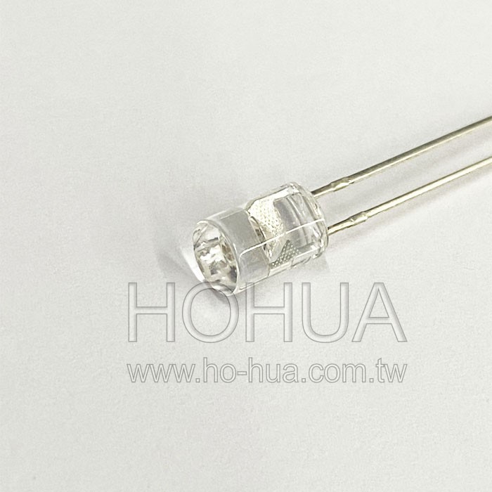 5mm圓柱型 橙光 5pcs ( 2.2V 590nm 85° )