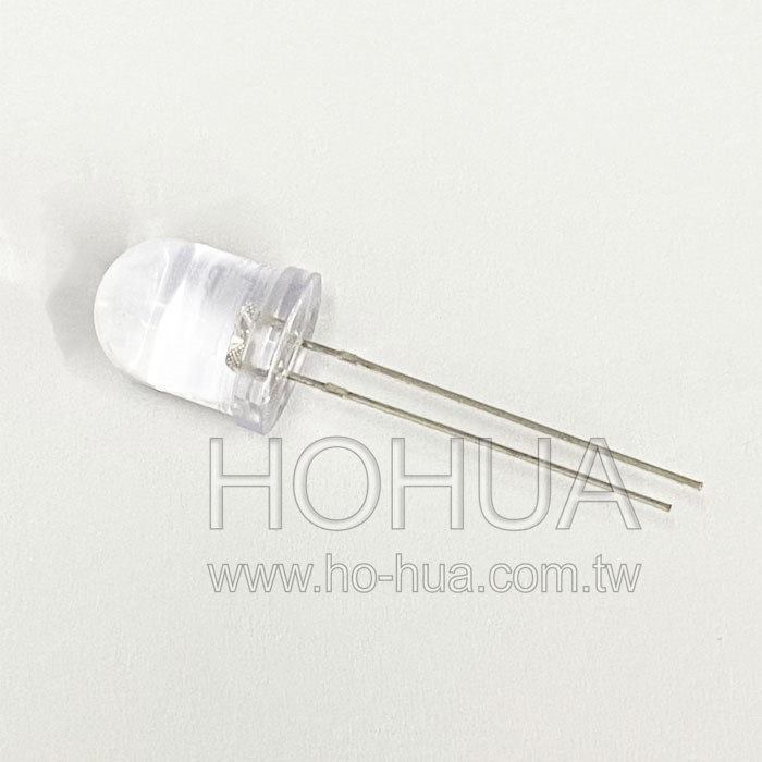 10mm透膠 高藍LED 1pcs ( D3264B-BL )