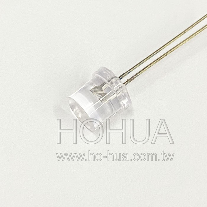 8mm圓柱型 透藍LED 1pcs 
