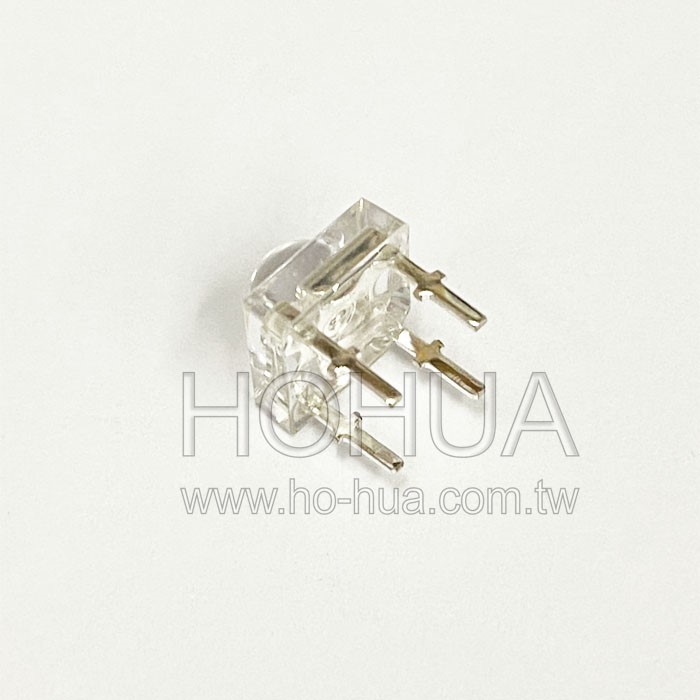 食人魚LED 5mm 白光 1pcs ( Vf<4 If:30mA 100度角 )