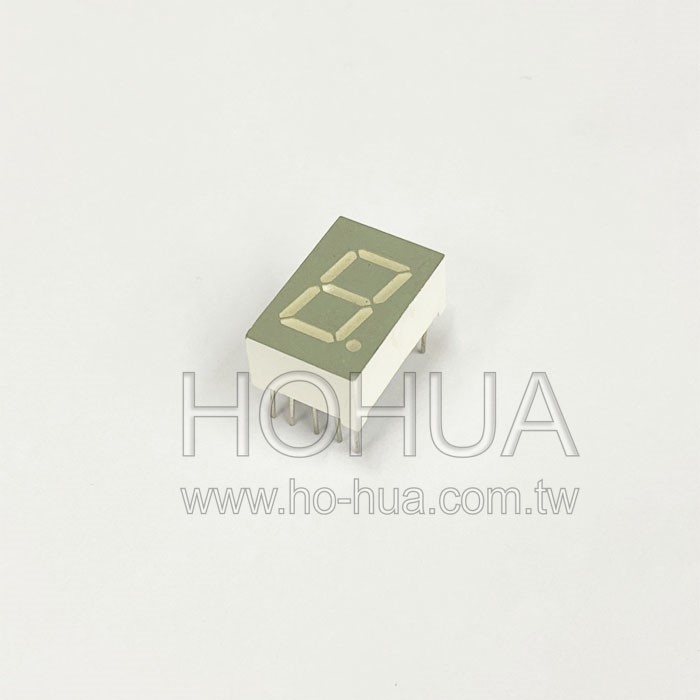 0.56" 單八共陰 綠光 灰面白膠