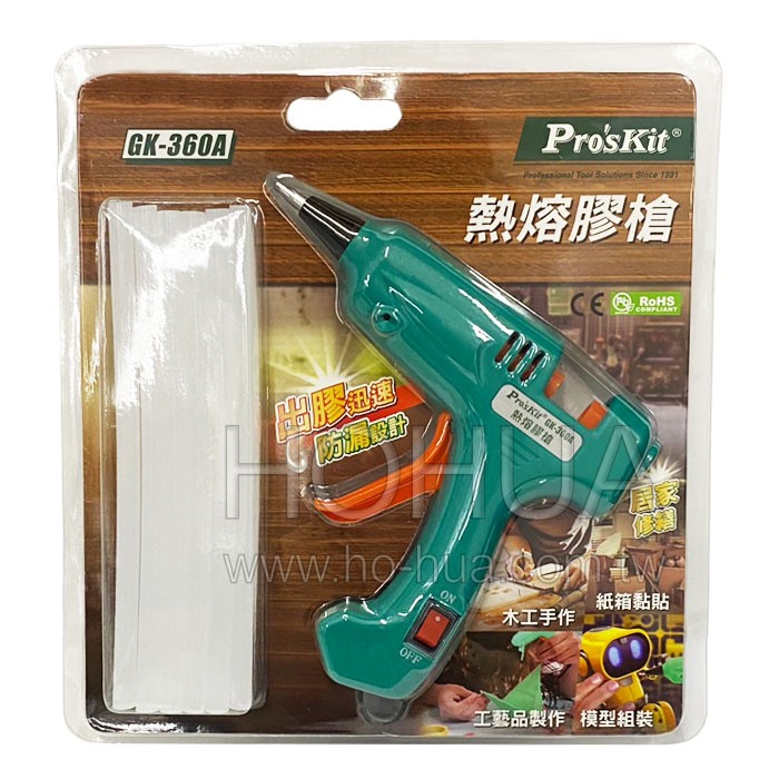 Pro'sKit 熱溶膠槍附開關