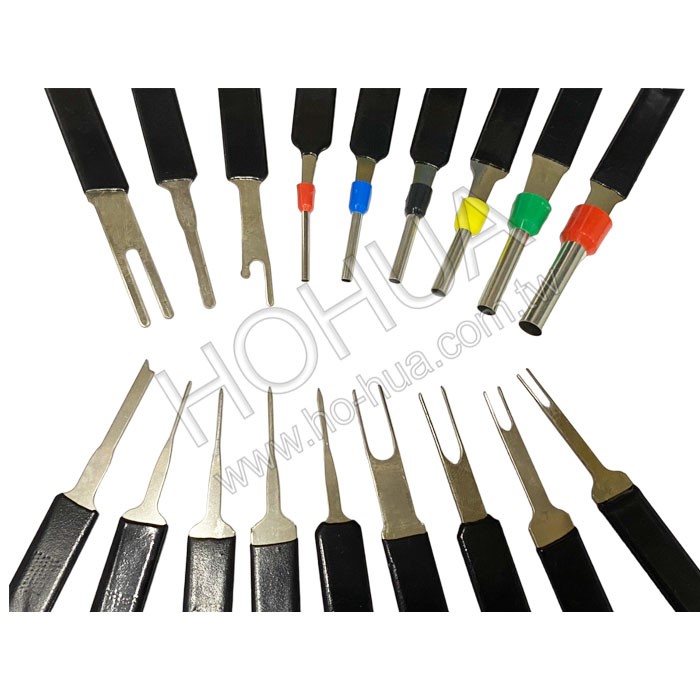 端子退PIN器18pcs 附皮套 ( YI-18P )