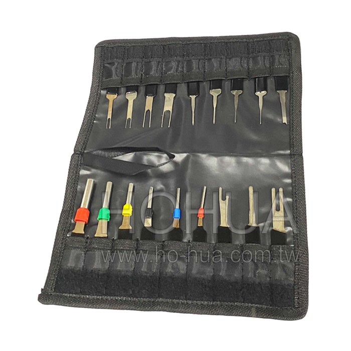 端子退PIN器18pcs 附皮套 ( YI-18P )