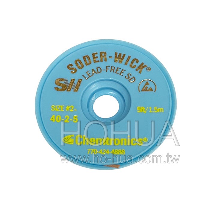 SODER-WICK 美製無鉛防靜電吸錫線 1.5mm ( SW14025 (40-2-5) )